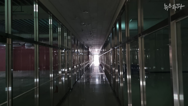 ▲ 불법대출에 활용된 KC월드카프라자 사무실. 현재까지 공실 상태다.