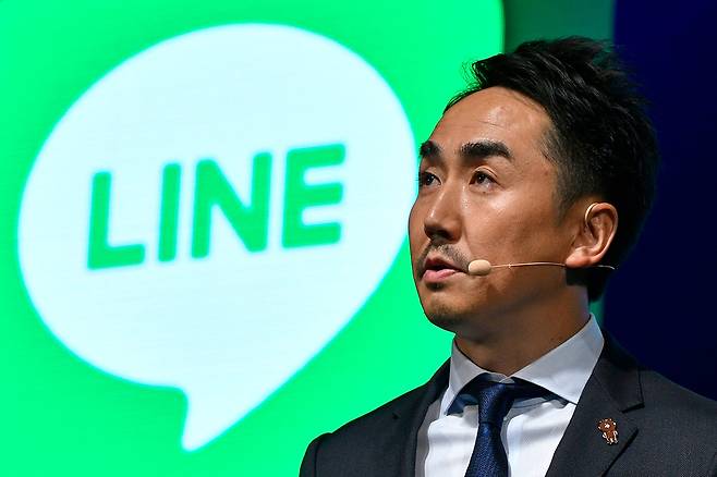 이데자와 다케시 라인야후 최고경영자(CEO).ⓒEPA