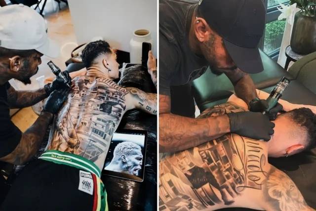 아약스 시절을 타투로 새긴 안토니/더 선