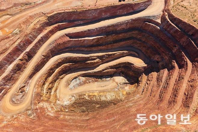 노천 구리 광산의 모습. 게티이미지