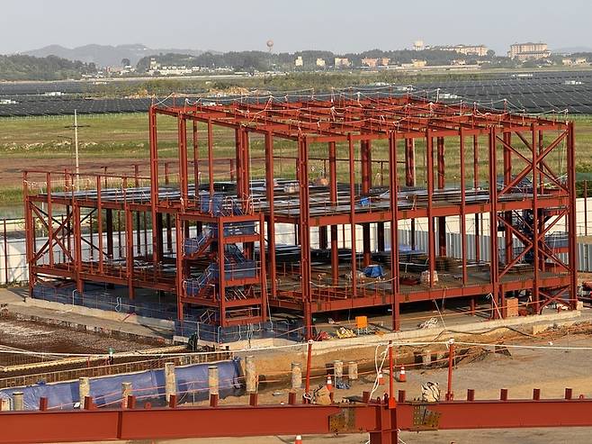 증설이 이뤄지고 있는 에코앤드림 새만금 공장 전경. (사진=에코앤드림)