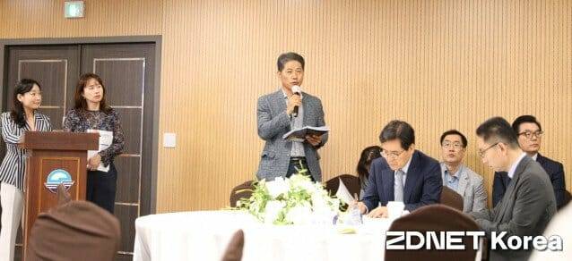 우주청 간담회 현장.