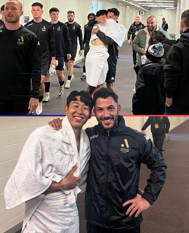 잉글랜드 토트넘 홋스퍼 소속 손흥민(32)이 어린 시절 독일에서 함께 성장한 절친 톨가이 아슬란(34)과 호주에서 재회했다. /호주A리그