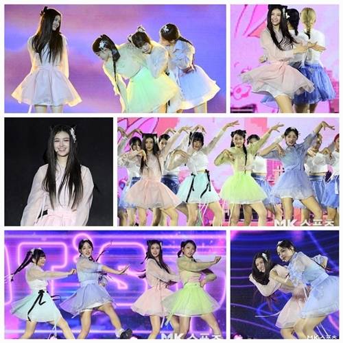 21일 서울 경복궁 흥례문 광장에서 열린 ‘2024 코리아 온 스테이지 - 뉴 제너레이션’(이하 ‘코리아 온 스테이지’)에서는 발등 부상으로 혜인이 불참했다. 사진=천정환 기자