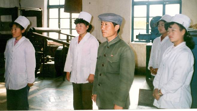 법타스님이 설립한 북한 황해남도 국수공장