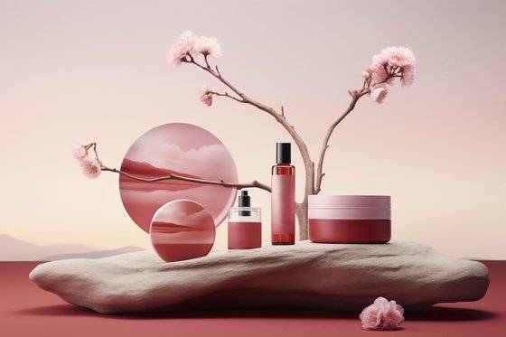 생성형 AI를 활용해 제작한 코스메틱 제품 이미지 소재 (컨셉 예시/이미지출처: Freepik)