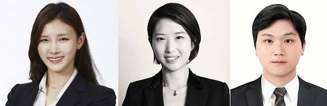 최태원 SK그룹 회장과 노소영 아트센터 나비 관장의 세 자녀. 왼쪽부터 최윤정 SK바이오팜 신임 사업개발본부장, 최민정 씨, 최인근 SK E&S매니저. ⓒSK