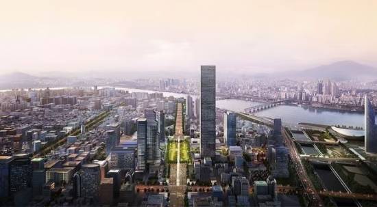 서울 삼성동 현대차 글로벌비즈니스센터(GBC) 기존 조감도 / 현대차 제공