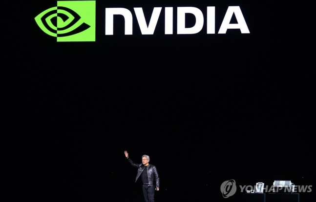 엔비디아 로고와 젠슨 황 CEO<AFP 연합뉴스 자료사진>