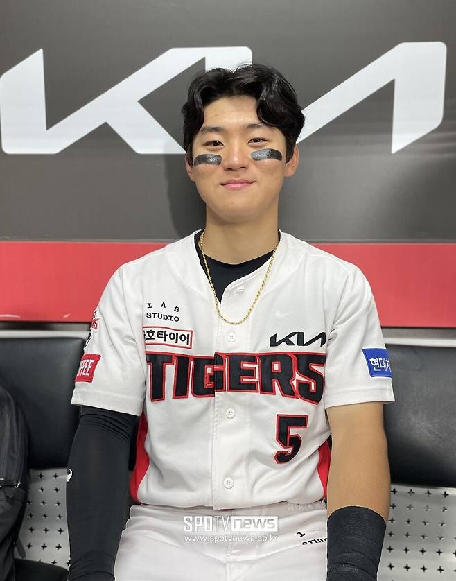 ▲ KIA 김도영은 20일 광주 LG전에서 5회 역전 만루 홈런 한 방으로 스타성을 발휘했다. ⓒ 신원철 기자