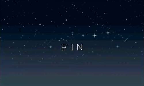 그리고 화면이 별을 비추는 하늘로 이동하면서 FIN.. 영화적 연출 그대로다