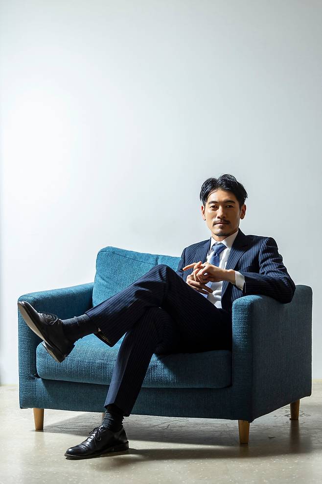 다케다씨의 본업은 배우. <동주> <박열> <명량> 등의 영화와 애플TV+의 <파친코>에도 출연했다. /양수열 영상미디어 기자