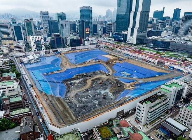 서울 강남구 GBC 건설현장. 연합뉴스