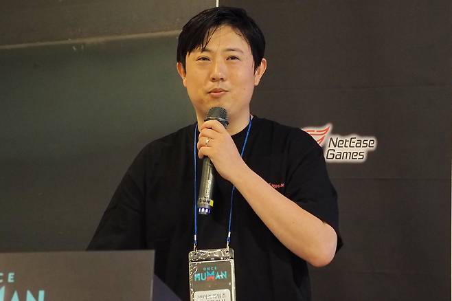 넷이즈게임즈의 이세영 한국 홍보총괄 이사.