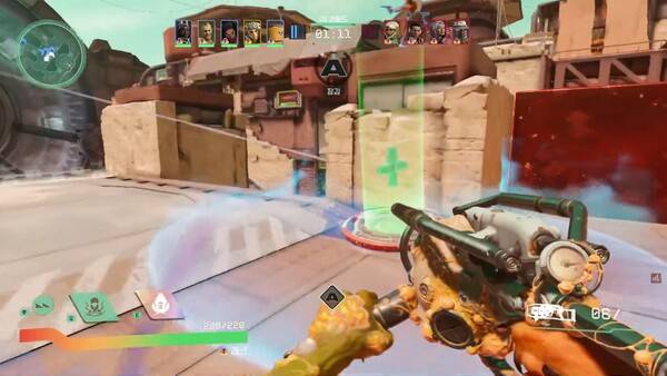 - 이전 라운드에 설치한 오브젝트가 남아있다