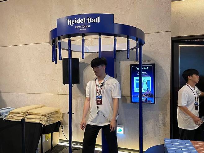 현장에 준비된 미니 게임들