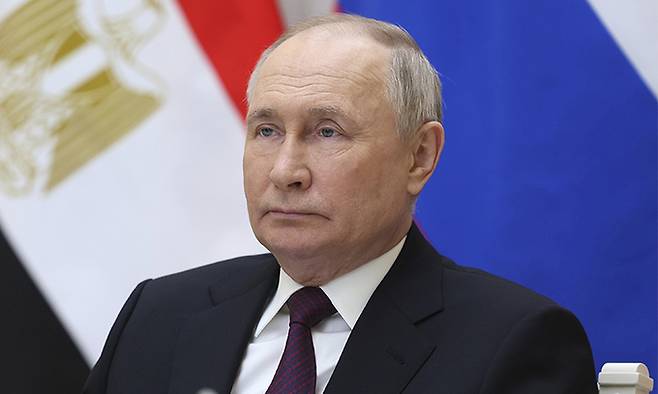 블라디미르 푸틴 러시아 대통령. AP뉴시스