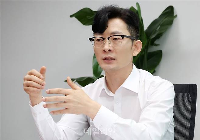 박충권 국민의힘 의원이 31일 오전 의원회관에서 데일리안과 인터뷰를 하고 있다. ⓒ데일리안 홍금표 기자