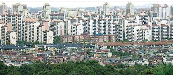 경기 고양 일산신도시 아파트 단지 모습. /사진=한경DB