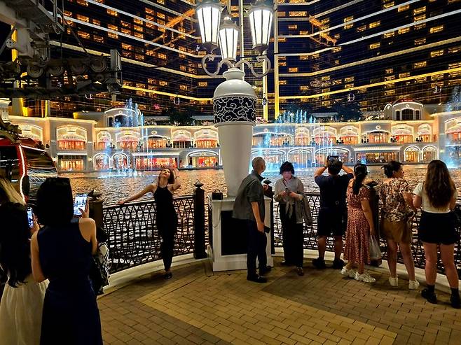 윈 팰리스 분수쇼.