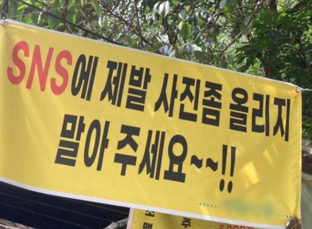 18일부터 여러 온라인커뮤니티에는 'SNS에 올리지 말아달라'는 내용의 현수막을 걸고 불법 영업을 해 온 한 계곡 식당 관련 게시글이 사진과 함께 올라왔다. 온라인커뮤니티 캡처
