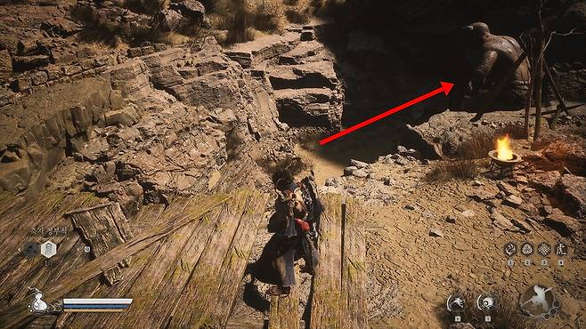 - 사문 마을 내 마을 입구 사당에서 시작하면 동굴을 찾을 수 있다