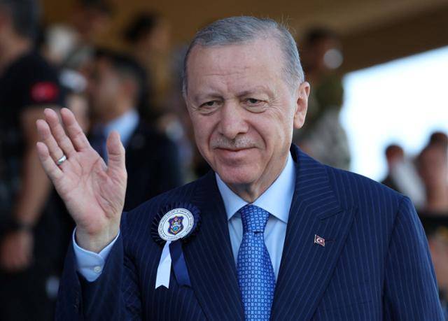 튀르키예 정부가 이미 수개월 전 브릭스 공식 가입 신청서를 냈다는 외신 보도가 나왔다. 사진은 레제프 타이이프 에르도안 튀르키예 대통령./로이터=뉴스1