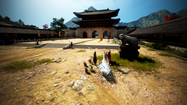 - 육조거리를 지나면 광화문이 유저를 반긴다