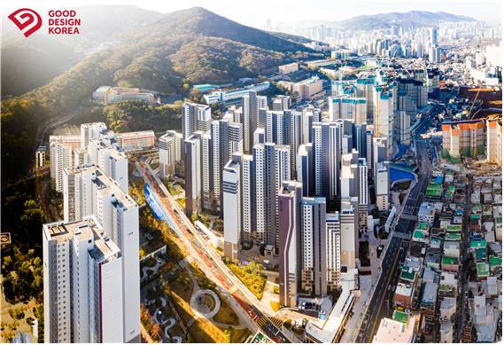 양정 포레힐즈 스위첸 단지 전경. KCC건설