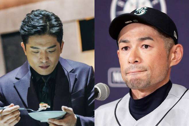 안성재 셰프(왼쪽)와 스즈키 이치로 선수. 넷플릭스 제공, EPA 연합뉴스.