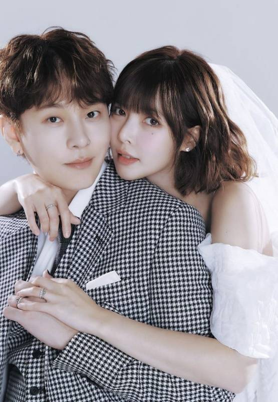 ▲ 용준형(왼쪽), 현아. 출처| 현아 SNS