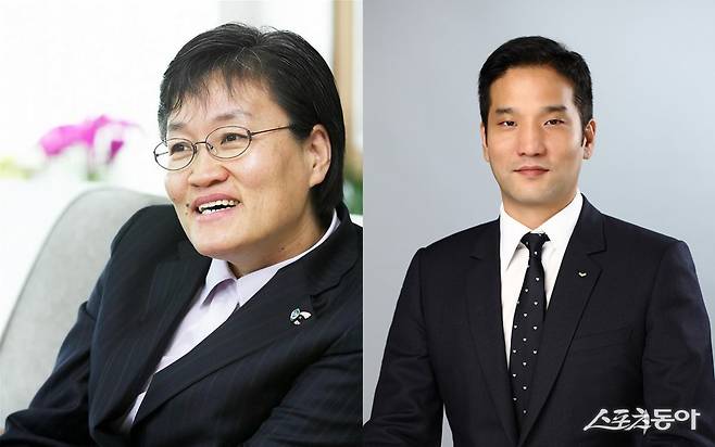 대한탁구협회장 선거가 11월 6일 열릴 가능성이 높다. 현재 출마 의사를 공개적으로 밝힌 후보는 이에리사 국가스포츠정책위원회 공동위원장(왼쪽)과 이태성 세아그룹 사장뿐이다. 사진제공|대한탁구협회