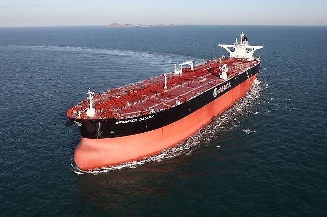 HD한국조선해양이 건조한 VLCC. / HD한국조선해양 제공