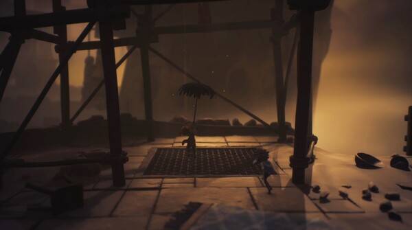 - 메리 포핀스 느낌으로 우산을 펼쳐 떠오를 수도 있다