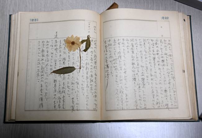 새롭게 발견된 고 김성칠 서울대 사학과 교수의 1945년 8∼11월 일기. 윤성호 기자