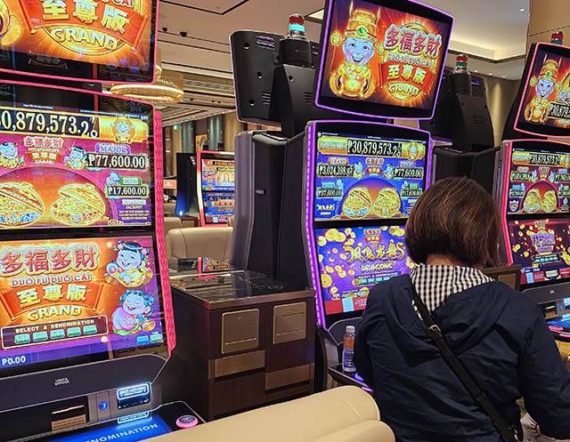 ▲필리핀 마닐라의 카지노 슬롯머신. ⓒ프레시안
