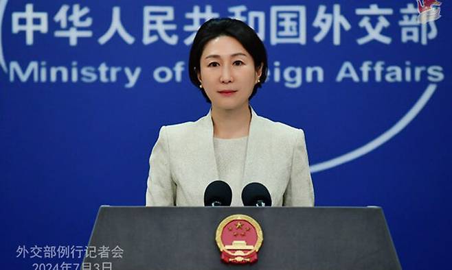 마오닝 중국 외교부 대변인. 중국 외교부 제공