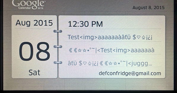 2015년 '데프콘23'에서 해킹된 삼성전자 스마트 냉장고 사례. (사진=PenTestPartners)
