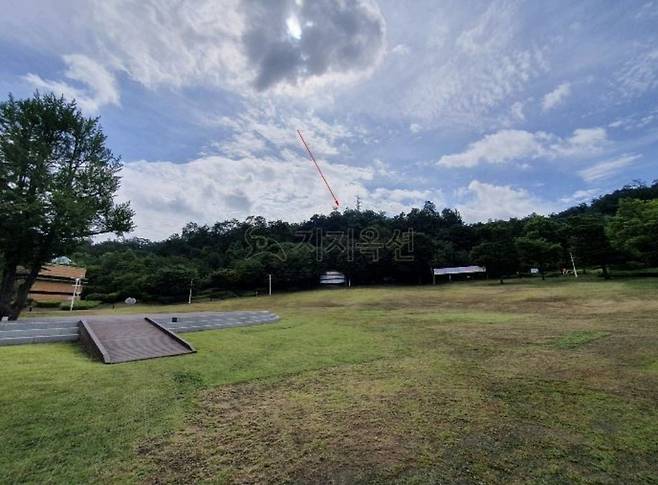 경매에 나온 둔촌동 토지 일대(지지옥션 제공.