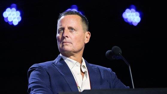 리처드 그리넬 전 독일 주재 미국 대사가 7월 14일 미국 위스콘신주 밀워키에서 열린 공화당 전당대회에서 연설하고 있다. 로이터=연합뉴스