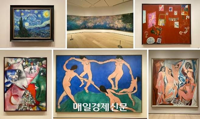 뉴욕현대미술관의 대표작품. 유명한 작품들은 대부분 5층에 있다. / 사진=홍지연 여행+ 기자