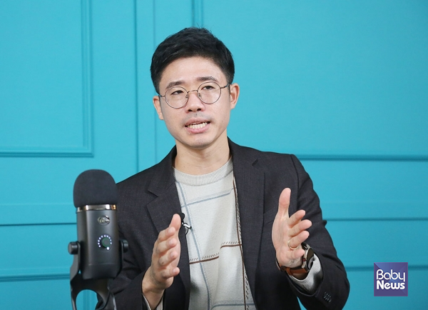 원민우 교수는 언어발달센터에서 부모님들이 가장 많이 묻는 질문을 다섯 가지로 정리하고 그에 대한 답변을 제시했다. 소장섭 기자 ⓒ베이비뉴스