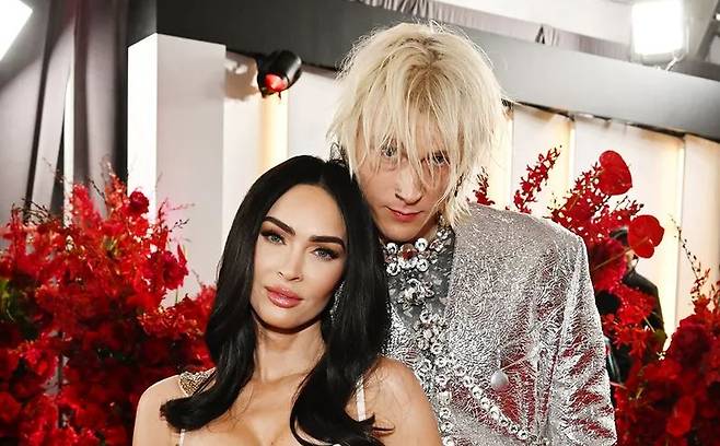 미국 배우 메간 폭스(38)와 래퍼 머신 건 켈리(34) 사진/사진=Fox News