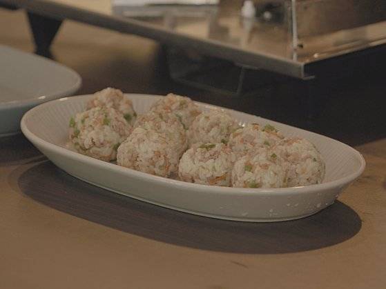 '급식 대가' 이미영씨가 만든 주먹밥. 사진 경상남도교육청