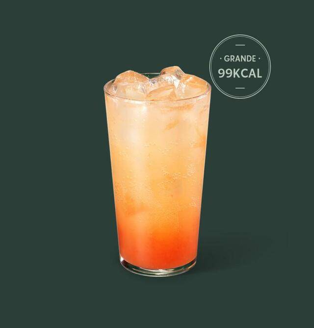 ‘라이트 핑크 자몽 피지오’. 스타벅스