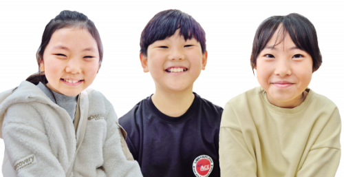 (좌측부터) 동두천초등학교 윤하음양·조연우군·김가현양