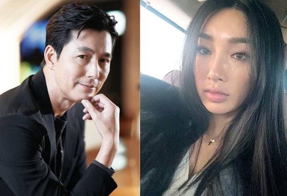 배우 정우성, 모델 문가비. 사진 플러스엠 엔터테인먼트, 인스타그램