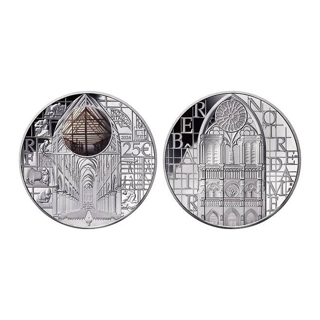 전세계 2024장 한정 프랑스/25유로/2024년/銀 99.9%/62.21g/41mm/프루프