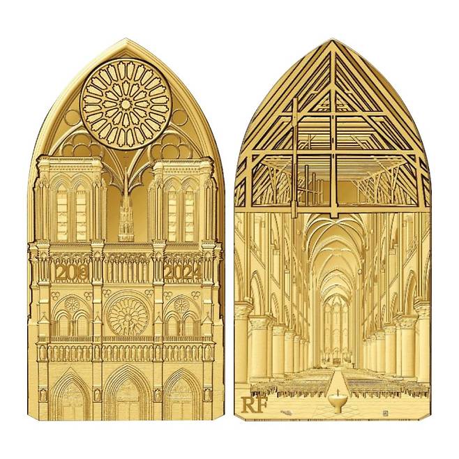 전세계 200장 한정 프랑스/200유로/2024년/金 99.9%/31.1g/25.3x48.9mm/프루프