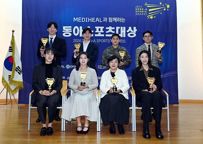 ▲2024년 동아스포츠대상 수상자들
